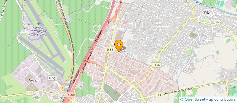 localisation de l'entreprise CREADECO à PERPIGNAN