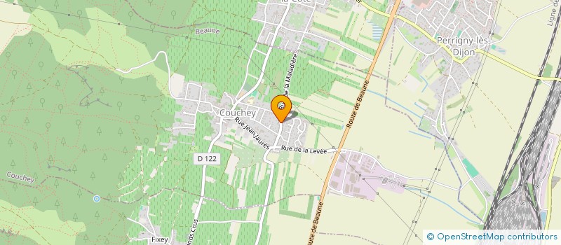 localisation de l'entreprise CREADIF-FRANCE à COUCHEY