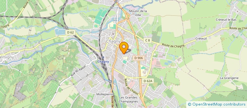 localisation de l'entreprise CREADIF SARL à REMIGNY