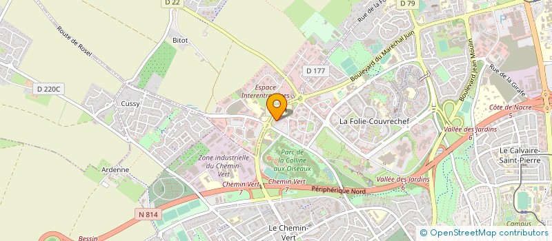 localisation de l'entreprise CREADIMM DEVELOPPEMENT à CAEN