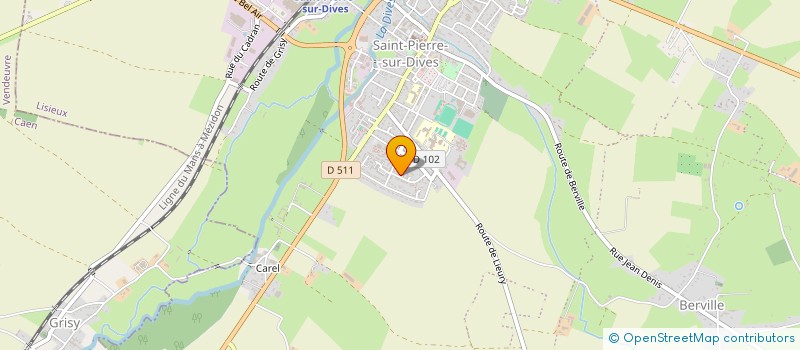 localisation de l'entreprise CREADINE  SAINT-PIERRE-EN-AUGE