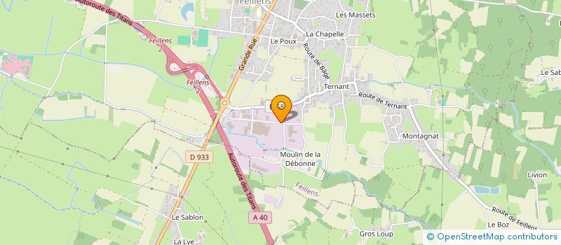 localisation de l'entreprise CREADIODES à FEILLENS