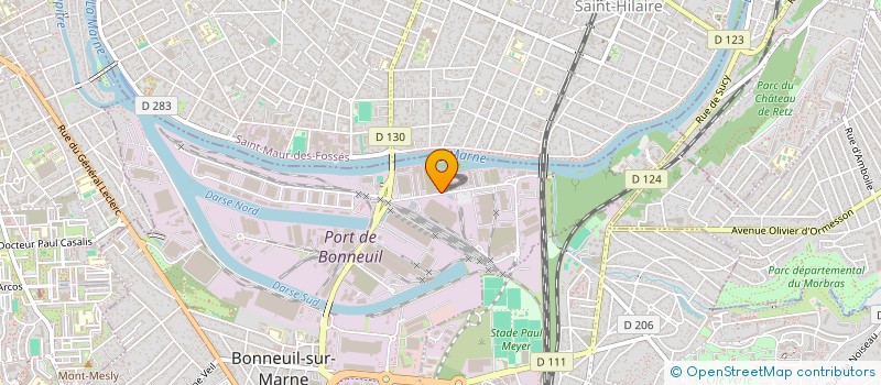 localisation de l'entreprise CREADIS  BONNEUIL-SUR-MARNE