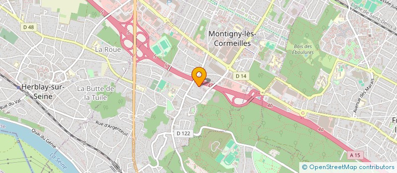 localisation de l'entreprise CREADIS à MONTIGNY-LES-CORMEILLES