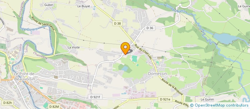 localisation de l'entreprise CREADOM  DOMESSIN