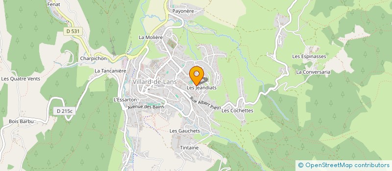 localisation de l'entreprise CREADVISION  VILLARD-DE-LANS