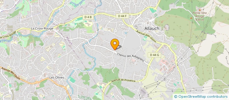 localisation de l'entreprise CREAFAMILIA  ALLAUCH