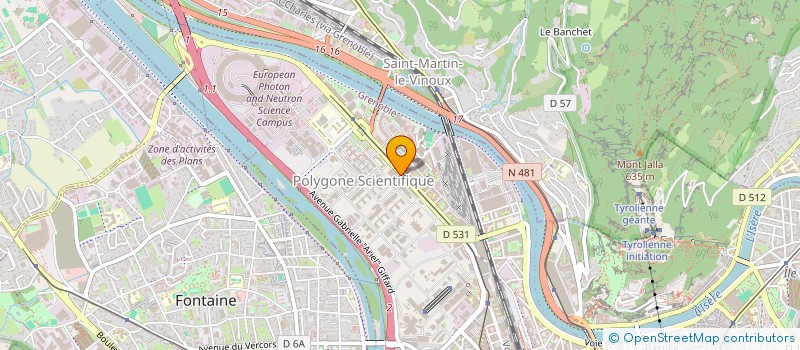 localisation de l'entreprise CREAFEMS  GRENOBLE
