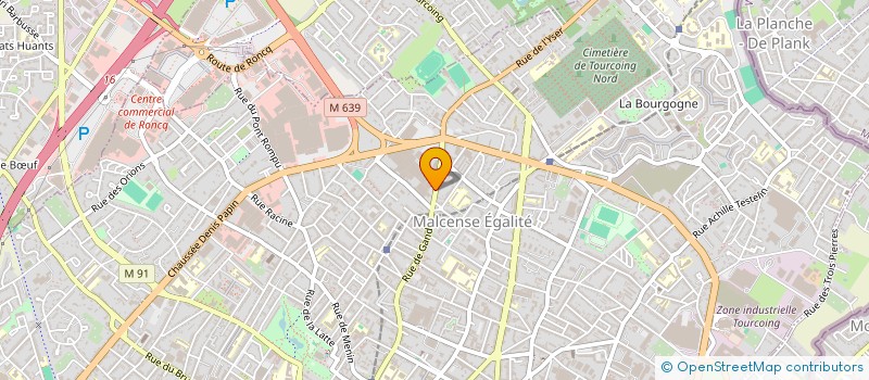 localisation de l'entreprise CREAFIBRES à TOURCOING