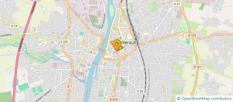 localisation de l'entreprise CREAFIL à CHATELLERAULT
