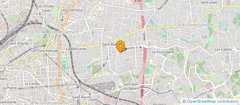 localisation de l'entreprise CREAFOLIES à MARSEILLE