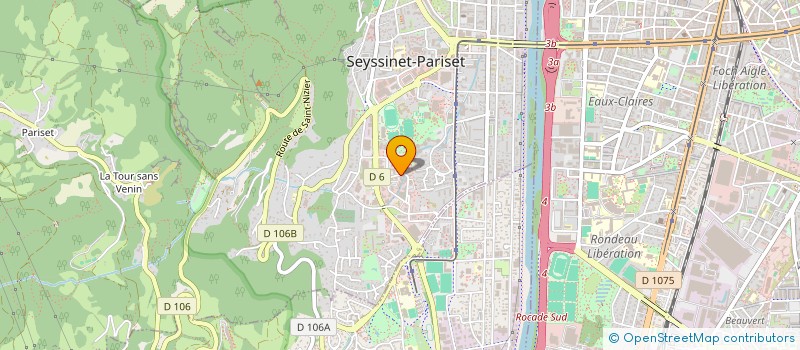 localisation de l'entreprise CREAFORM à SEYSSINET-PARISET