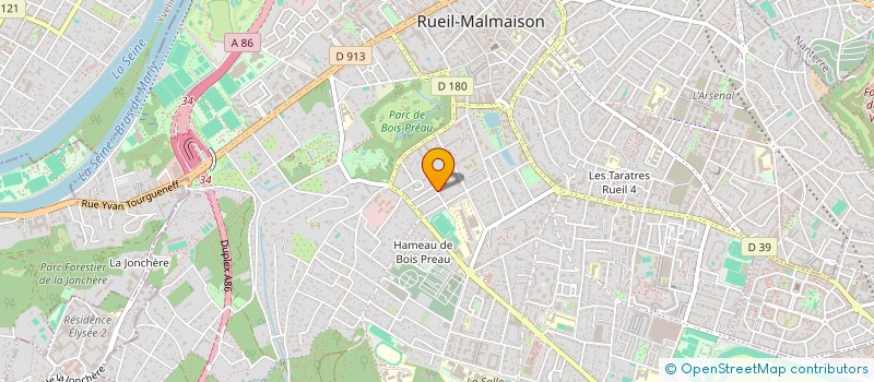 localisation de l'entreprise CREAFORM à RUEIL-MALMAISON
