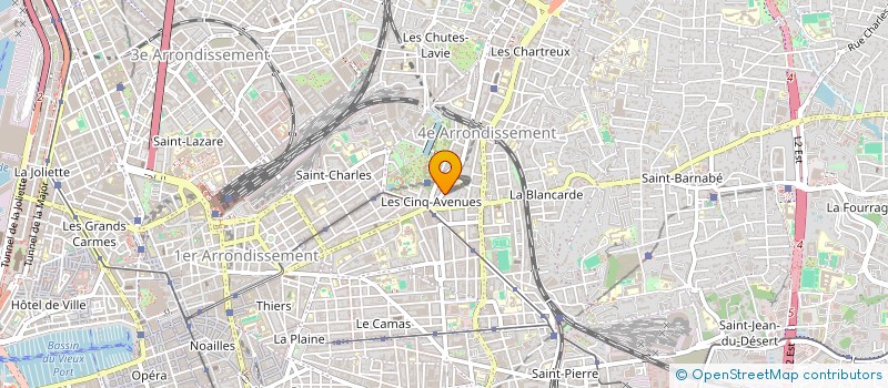 localisation de l'entreprise CREAGENCY à MARSEILLE