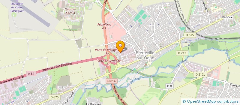 localisation de l'entreprise CREAGIF BIOPOLYMERES  BRETTEVILLE-SUR-ODON