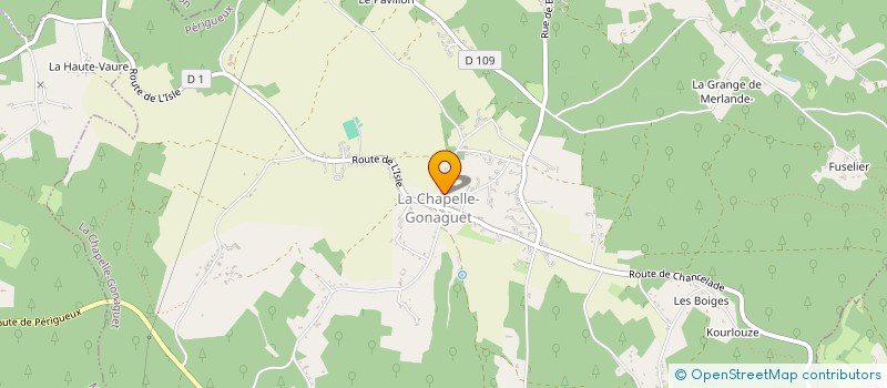 localisation de l'entreprise CREAGVALOR CONSULTING  LA CHAPELLE-GONAGUET