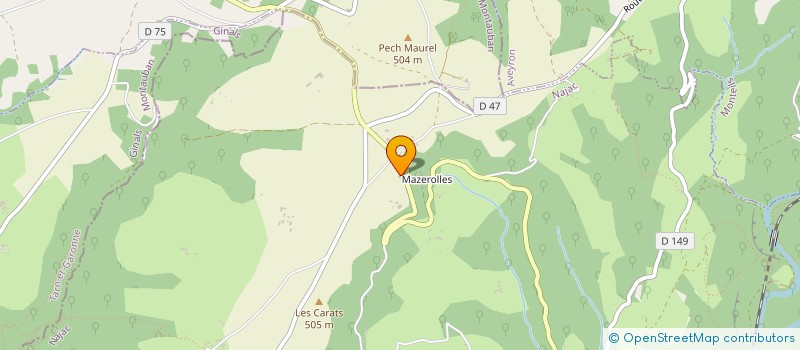 localisation de l'entreprise CREAHI KOFFI  NAJAC