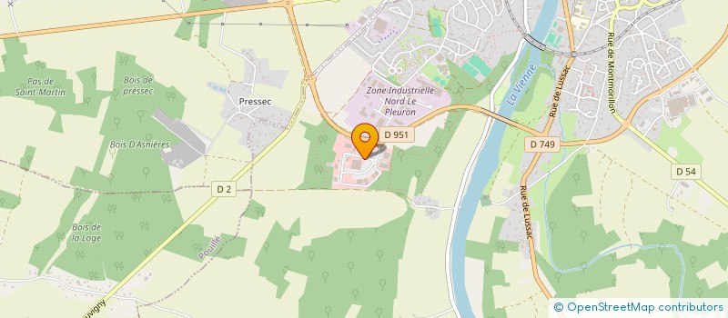 localisation de l'entreprise CREAIMPRIM  CHAUVIGNY