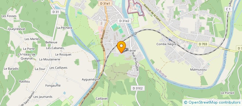localisation de l'entreprise CREAJET 3D à LE BUGUE