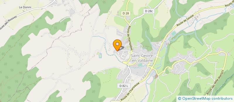 localisation de l'entreprise CREAL FRANCE à SAINT-GEOIRE-EN-VALDAINE