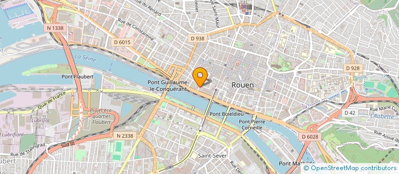 localisation de l'entreprise CREALALIR à ROUEN