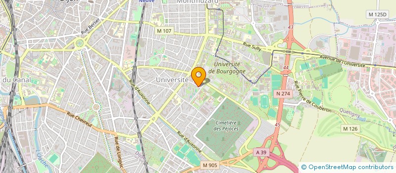localisation de l'entreprise CREALANG à DIJON