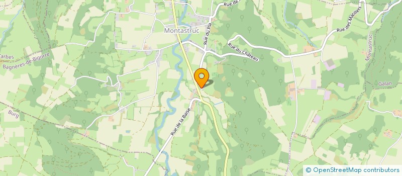 localisation de l'entreprise CREALEC  MONTASTRUC