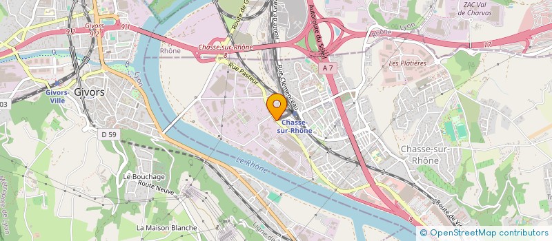 localisation de l'entreprise CREALIANS PATRIMOINE  TASSIN-LA-DEMI-LUNE