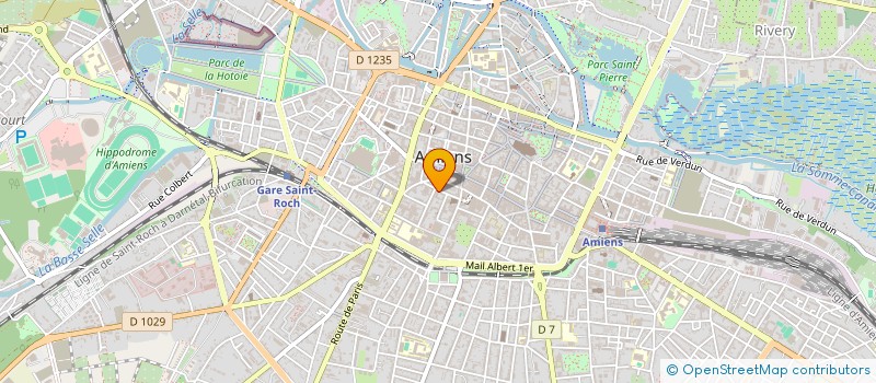 localisation de l'entreprise CREALIFE à AMIENS