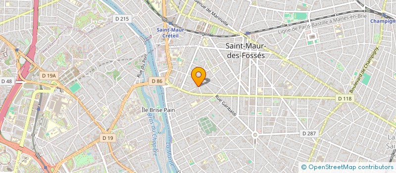 localisation de l'entreprise CREALIFORMATION à SAINT-MAUR-DES-FOSSES