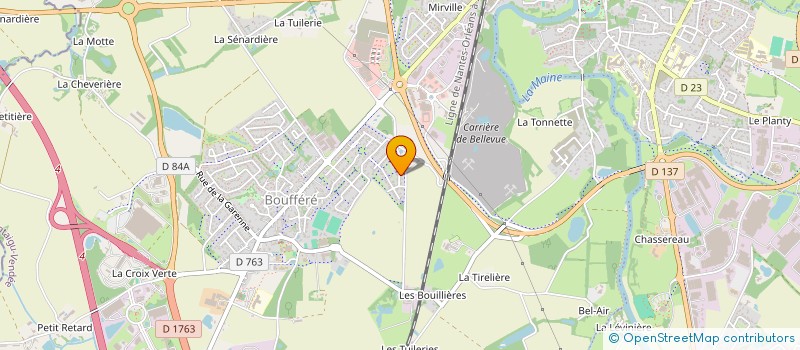 localisation de l'entreprise CREALIGHT à MONTAIGU-VENDEE