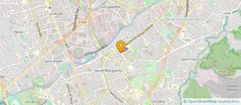 localisation de l'entreprise CREALIS JARDIN à MARSEILLE