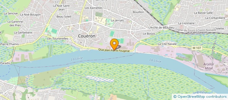 localisation de l'entreprise CREALISE à COUERON
