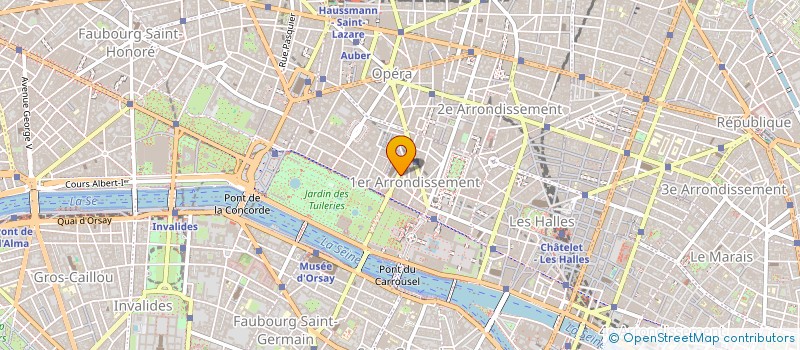 localisation de l'entreprise CREALLIANCE à PARIS