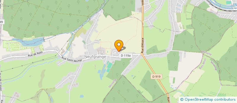 localisation de l'entreprise CREALODGES HABITAT  NEUFGRANGE