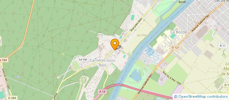 localisation de l'entreprise CREALOG INFORMATIQUE  LE MESNIL-LE-ROI