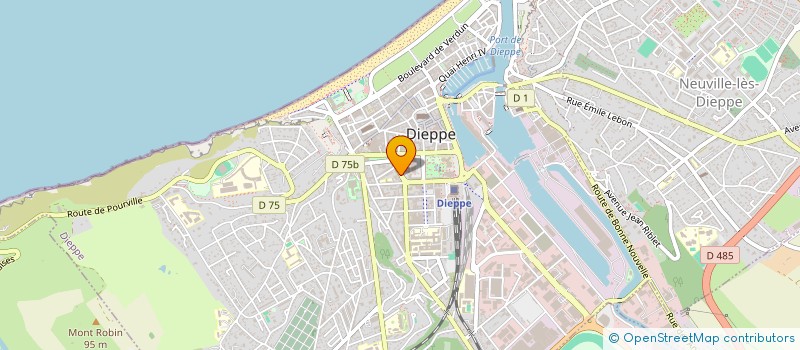 localisation de l'entreprise CREALOGE  DIEPPE