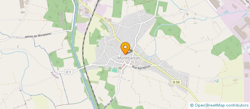 localisation de l'entreprise CREALOISIRS  MONTECH