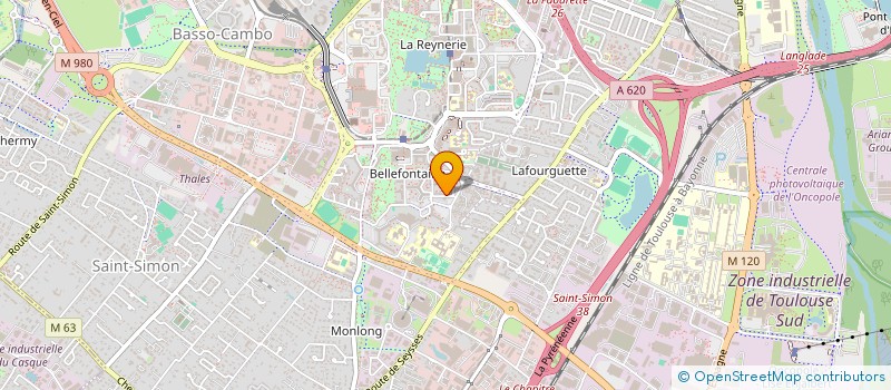 localisation de l'entreprise CREALOM à TOULOUSE