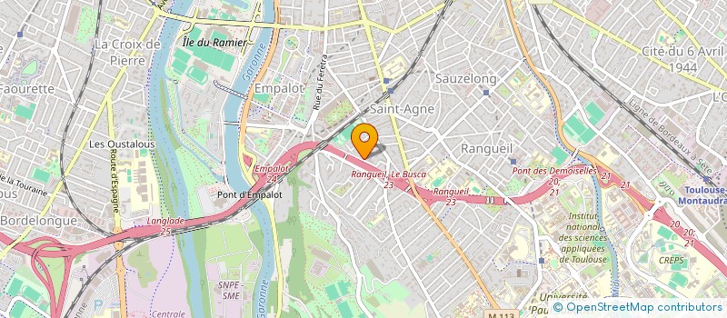 localisation de l'entreprise CREALTA à TOULOUSE