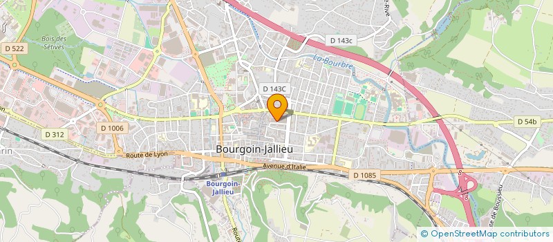 localisation de l'entreprise CREALTO à BOURGOIN-JALLIEU