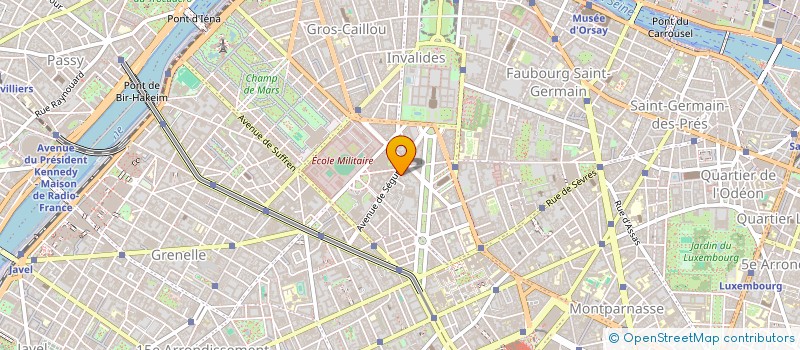 localisation de l'entreprise CREALUX à PARIS