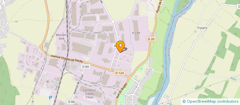 localisation de l'entreprise CREALYS  SAINT-VULBAS