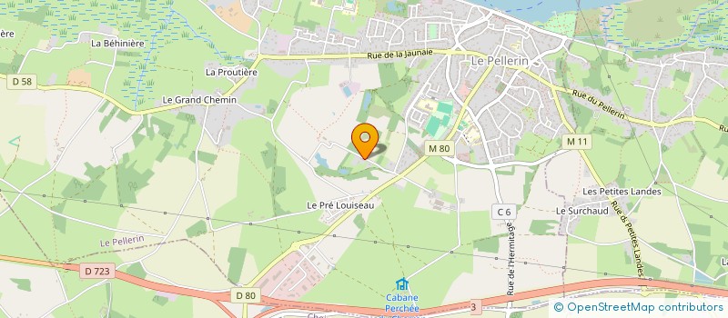 localisation de l'entreprise CREALYS  PELLERIN (LE)