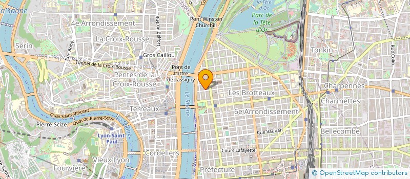 localisation de l'entreprise CREALYTEX à LYON