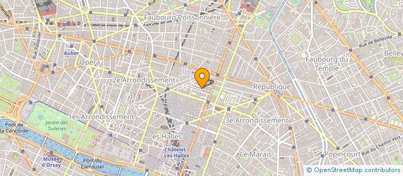 localisation de l'entreprise CREAM PUFF  PARIS