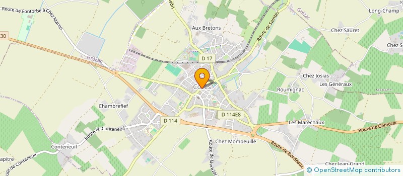 localisation de l'entreprise CREAM  TEAM  MORTAGNE-SUR-GIRONDE