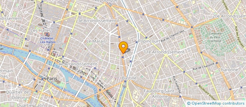 localisation de l'entreprise CREAM WARE FRANCE  PARIS