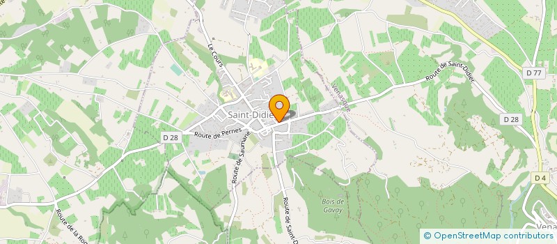 localisation de l'entreprise CREAMANDE à SAINT-DIDIER