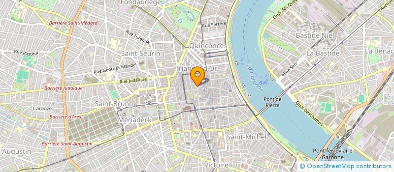 localisation de l'entreprise CREAMANIA à BORDEAUX
